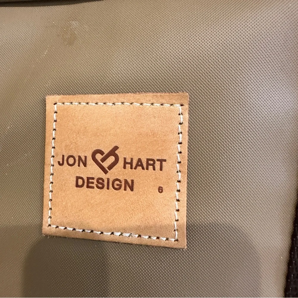 Jon Hart | Khaki Insulated Tote w/ Sherpa Bottle Sleeves champagne tote wine bag